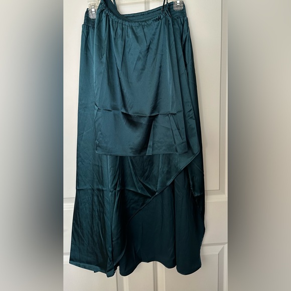 NWTBISHOP + YOUNG Night Moves Cami topmidi skirt Jasmine -Teal green NWT size M - Picture 7 of 8
